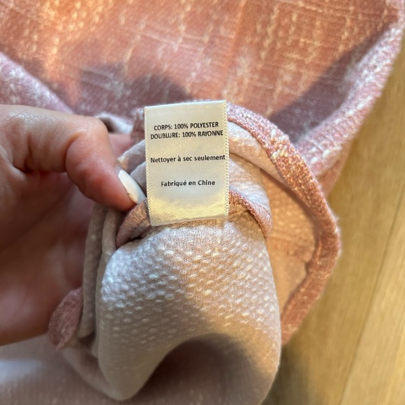 NWT Altar’d State Women’s Khloe Tweed Pink Mini Skirt medium - Picture 7 of 7